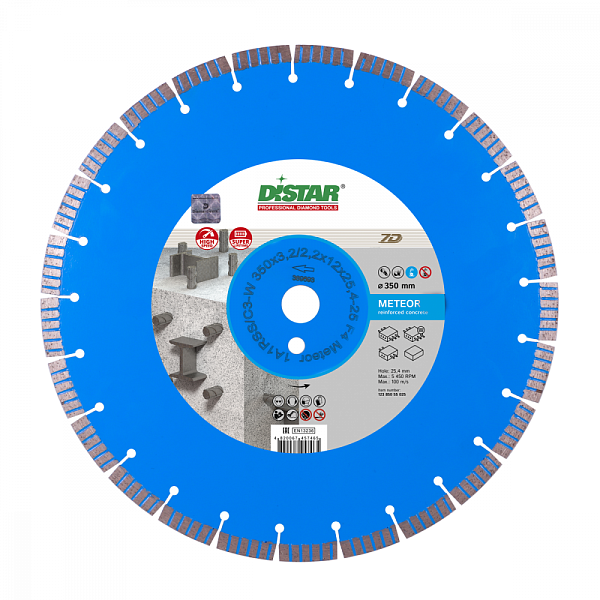 Алмазный диск DISTAR 1A1RSS/C3-W Meteor D350 : детальное описание и быстрый заказ