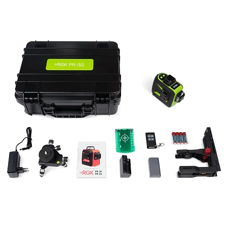 Лазерный уровень RGK PR-3G (4610011874796) RGK – анонс, характеристики, 