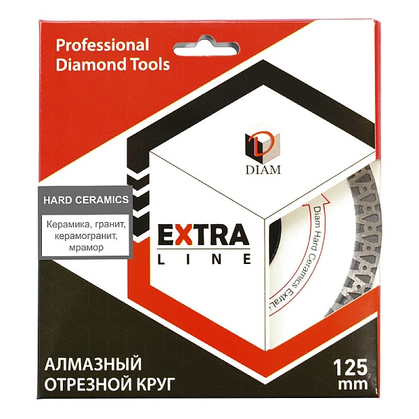 Алмазный диск Diam HARD CERAMICS EXTRA LINE D125 : детальное описание и быстрый заказ