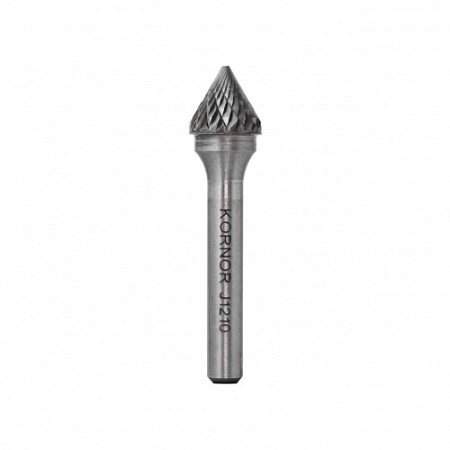 Борфреза коническая 90° KORNOR K0603BM06 насечка двойная типа K – анонс, характеристики, 