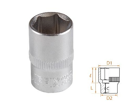 Головка торцевая стандартная шестигранная 3/8&quot;, 13 мм AFFIX AF00030013 AFFIX – анонс, характеристики, MSTAF00030013 