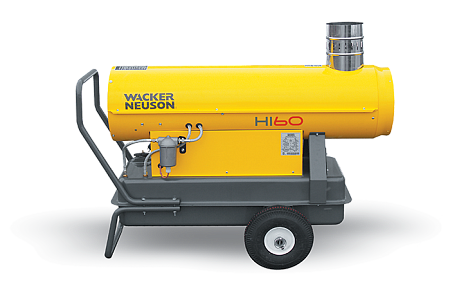 Тепловая пушка Wacker Neuson HI 60 непрямого нагрева – анонс, характеристики, 