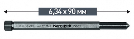 Штифт направляющий 6.34x102 мм Karnasch 20.1271 – анонс, характеристики, 