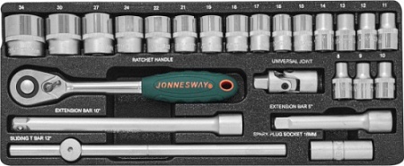 Набор головок торцевых Jonnesway S04H4724S – анонс, характеристики, S04H4724S 