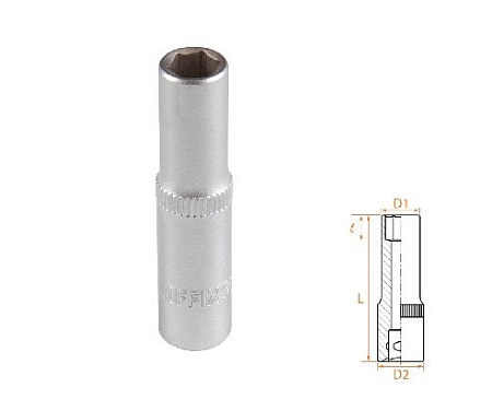 Головка торцевая глубокая шестигранная 1/4&quot;, 7 мм AFFIX AF00120007 AFFIX – анонс, характеристики, MSTAF00120007 