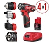 Детальное изображение : milwaukee m12 bddxkit- 202c дрель