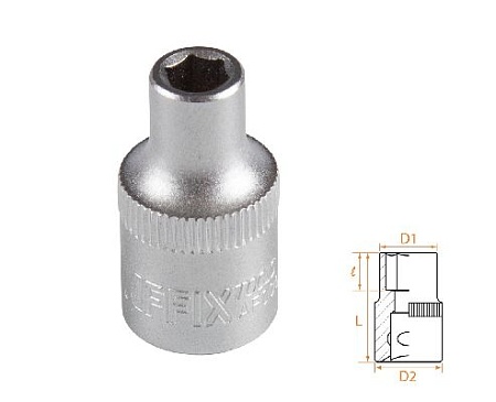Головка торцевая стандартная шестигранная 3/8&quot;, 6 мм AFFIX AF00030006 AFFIX – анонс, характеристики, MSTAF00030006 