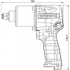Гайковерт пневматический Thorvik AIW1261 