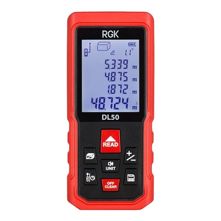 Лазерный дальномер RGK DL50 (4610011873904) RGK – анонс, характеристики, 
