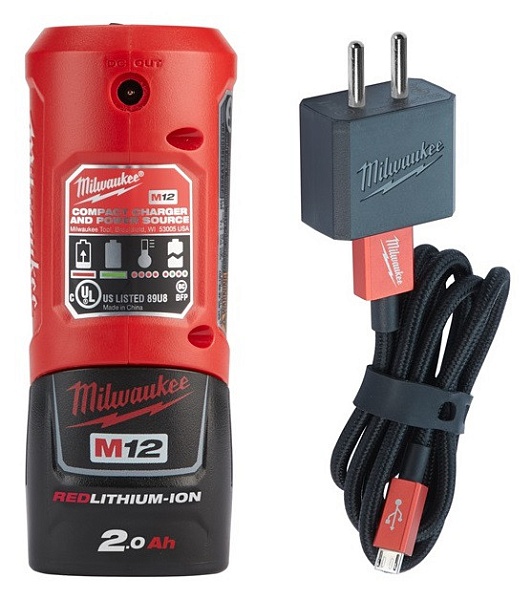 Детальное изображение : зарядное устройство milwaukee m12 tc