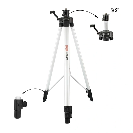 Комплект: лазерный уровень RGK LP-64G + штатив RGK LET-170 (778954) RGK – анонс, характеристики, 