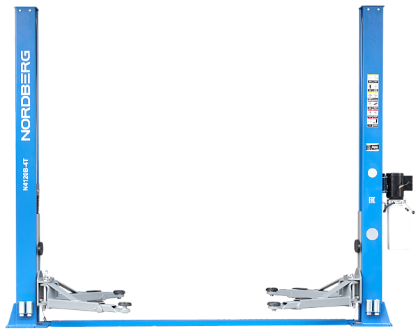 NORDBERG ПОДЪЕМНИК N4120B-4T_380V 2х стоечный электрогидравлич. 4т – купить в , подробное изображение 
