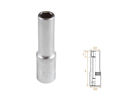 Головка торцевая глубокая шестигранная 3/8&quot;, 9 мм AFFIX AF00130009 AFFIX – анонс, характеристики, MSTAF00130009 