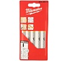 Полотна для лобзика Milwaukee 75x4 / 1.2 mm- 5 шт для фигурной резки – купить в , подробное изображение 
