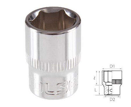 Головка торцевая стандартная шестигранная 3/8&quot;, 14 мм TOLSEN TT16314 TOLSEN – анонс, характеристики, MSTTT16314 