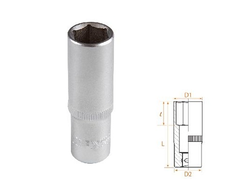 Головка торцевая глубокая шестигранная 3/8&quot;, 14 мм AFFIX AF00130014 AFFIX – анонс, характеристики, MSTAF00130014 