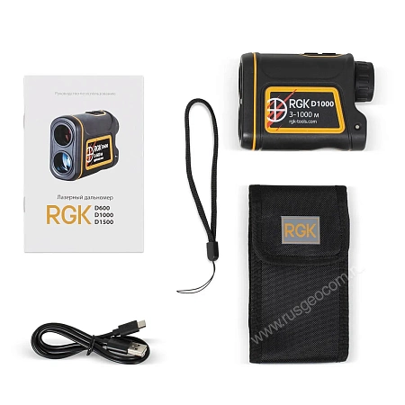 Оптический дальномер RGK D1000 (с поверкой) (755771) RGK – анонс, характеристики, 