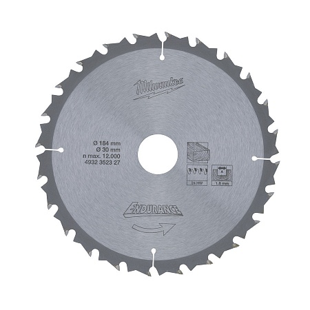 Milwaukee WCSB 190 x 30 x16 Диск для циркулярной пилы – анонс, характеристики, 