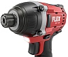 Детальное изображение : аккумуляторная ударная дрель-шуруповерт flex id 1/4&quot; 18.0/2.5 set