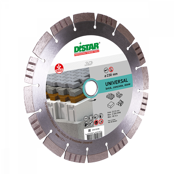 Алмазный диск DISTAR 1A1RSS Bestseller Universal D115 : детальное описание и быстрый заказ
