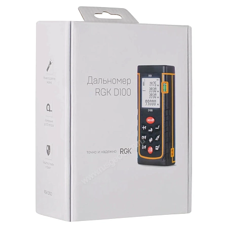 Лазерный дальномер RGK D100 (с поверкой) (755658) RGK – анонс, характеристики, 