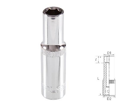 Головка торцевая глубокая шестигранная 3/8&quot;, 10 мм TOLSEN TT16360 TOLSEN – анонс, характеристики, MSTTT16360 