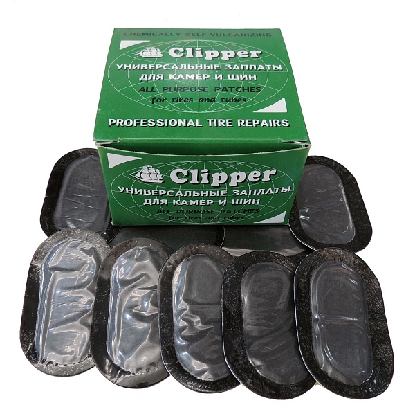 Детальное фото:clipper набор заплат b201 камерные (овал) 35*60мм (50шт.)