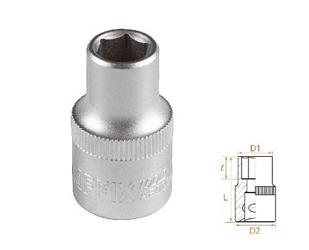 Головка торцевая стандартная шестигранная 1/2&quot;, 10 мм AFFIX AF00040010 AFFIX – анонс, характеристики, MSTAF00040010 