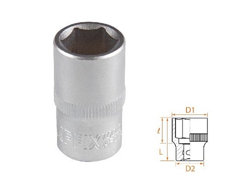 Головка торцевая стандартная шестигранная 1/2&quot;, 15 мм AFFIX AF00040015 AFFIX – анонс, характеристики, MSTAF00040015 