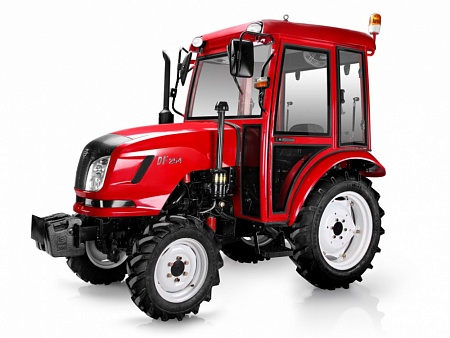 Минитрактор Донгфенг (Dongfeng) DF-244 ГУР синий с кабиной; цена 1&nbsp;099&nbsp;358 &#8381;