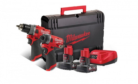 Акции и распродажа набор milwaukee m12 fpp 2a-602x