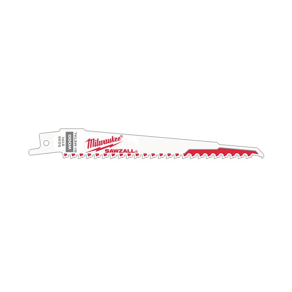 Milwaukee 300 x 5 шт Полотна Дерево с гвоздями THIN KERF – купить в , подробное изображение 
