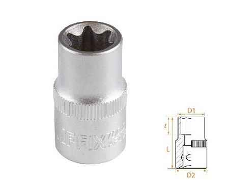 Головка торцевая TORX Е-стандарт 1/2&quot;, E16 AFFIX AF00043016 AFFIX – анонс, характеристики, MSTAF00043016 