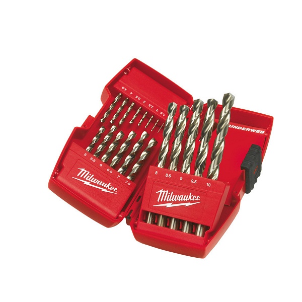 Набор сверел по металлу Milwaukee Thunderweb DIN338 (19 шт) - 6 шт – купить в , подробное изображение 
