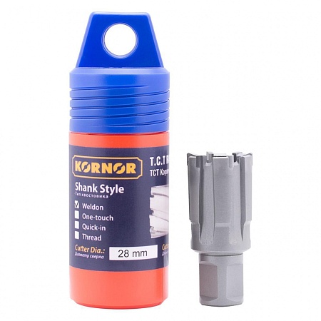 Корончатое сверло Kornor TCT Rail weldon 19 21x30 – анонс, характеристики, 