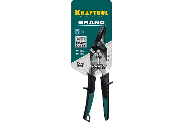 Ножницы по твёрдому металлу KRAFTOOL GRAND 260мм прямые Cr-Mo : 1&nbsp;445 &#8381; 