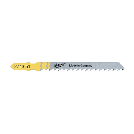 Полотна для лобзика Milwaukee 75x2.5 mm T 101 B - 5шт для чистой резки – анонс, характеристики, 