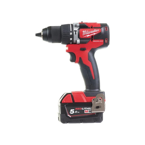 Детальное изображение : компактная бесщеточная дрель milwaukee m18 cblpd-502c