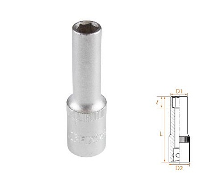 Головка торцевая глубокая шестигранная 1/2&quot;, 10 мм AFFIX AF00140010 AFFIX – анонс, характеристики, MSTAF00140010 