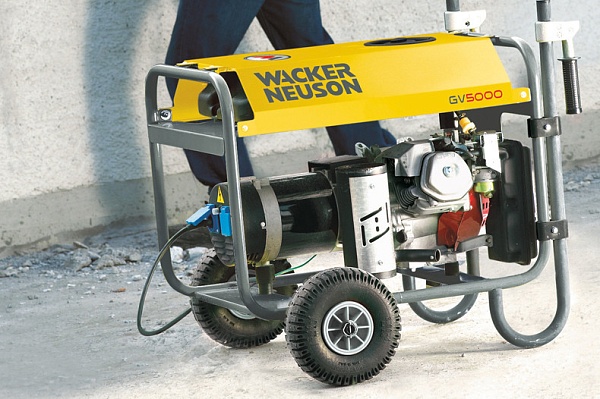 Бесплатные фото электрогенератор wacker neuson gv 5000a