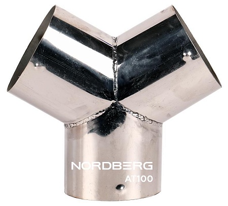Насадка металлическая y-образная для шланга D=100 мм Nordberg AT100 – анонс, характеристики, 