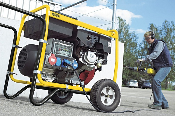 Бесплатные фото электрогенератор wacker neuson g7ai