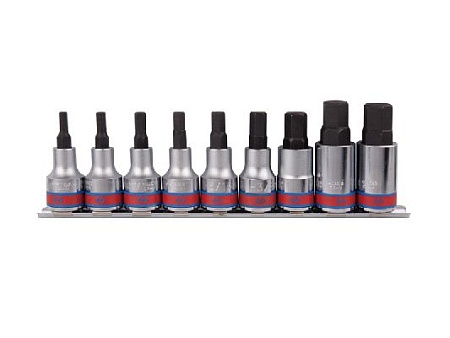 Набор торцевых насадок 1/2&quot;, Hex, 3/16&quot;-5/8&quot;, 9 предметов KING TONY 4110SR10 KING TONY – анонс, характеристики, MST4110SR10 