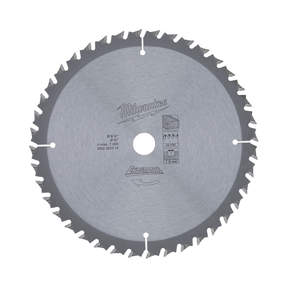 Диск для акк. циркулярной пилы Milwaukee WCSB 165 x 15.87 x24 – купить в , подробное изображение 
