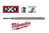 Набор буров SDS-Plus RX4 Milwaukee с 4-мя режущими кромками (7шт) -6шт – купить в , подробное изображение 
