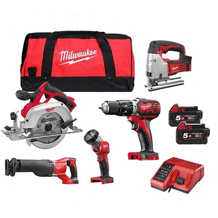 Акции и распродажа milwaukee m18 pp6d-502b набор аккумуляторного инструмента