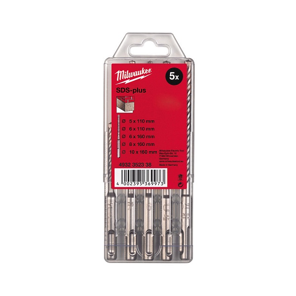Набор буров SDS-Plus Milwaukee MS2 Set -7 шт – купить в , подробное изображение 
