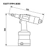 Пневмогидравлический заклепочник для резьбовых заклепок Fasty PPM 8000 стоимость 204&nbsp;310 &#8381;