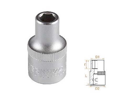 Головка торцевая стандартная шестигранная 1/2&quot;, 13 мм AFFIX AF00040013 AFFIX – анонс, характеристики, MSTAF00040013 
