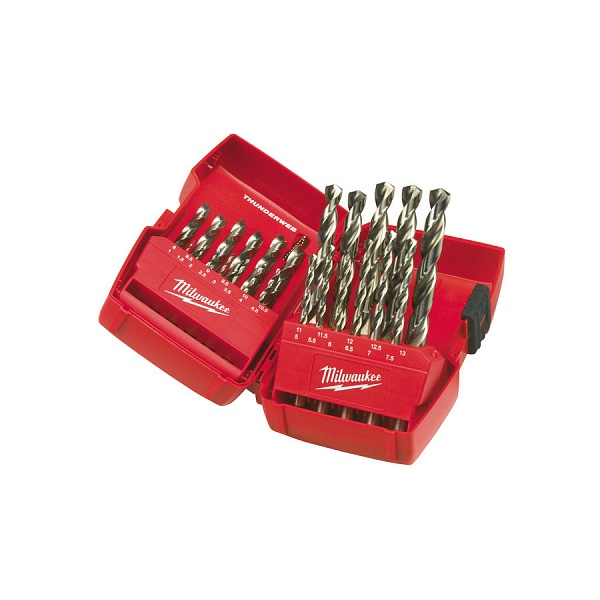 Набор сверел по металлу Milwaukee TW Set (DIN 338) - 25шт – купить в , подробное изображение 
